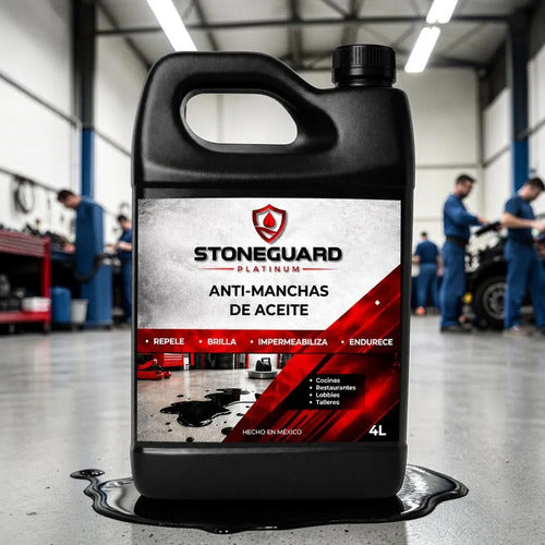 Stoneguard Endurecedor Acabado Brillante 4l Base Solvente