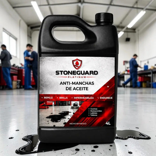 Stoneguard Endurecedor Acabado Brillante 4l Base Solvente