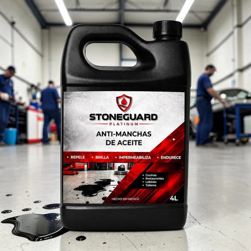 Stoneguard Endurecedor Acabado Brillante 4l Base Solvente