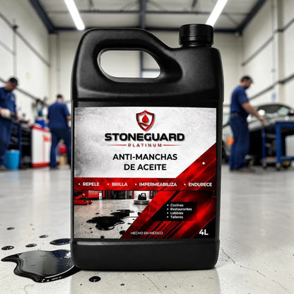 Stoneguard Endurecedor Acabado Brillante 4l Base Solvente