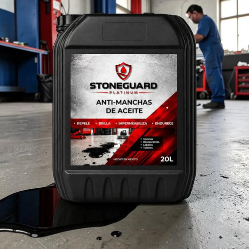 Stoneguard Endurecedor Acabado Brillante 20l Base Solvente