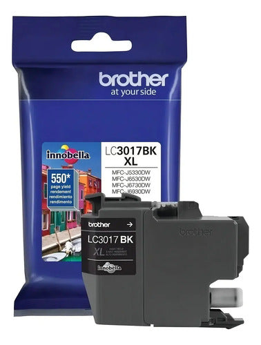 Cartucho Brother Lc3017bk Negro 550 Paginas