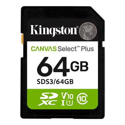 Tarjeta De Memoria Sd Canvas Select Plus Gen3 64gb 100mb/s