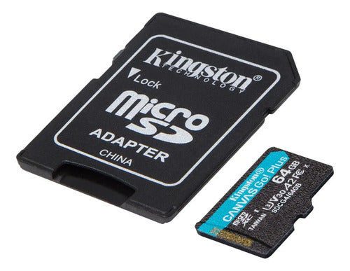 Memoria Microsd Kingston Canvas Go Plus Gen4 64gb 200mb/s