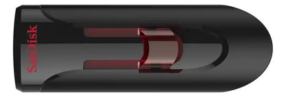 Memoria Usb Sandisk Cruzer Glide 128gb 3.0 Liso Negro Y Rojo Negro/rojo Liso