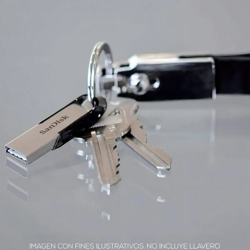 Memoria Usb Sandisk Ultra Flair 64gb 3.0 Plateado Y Negro Plateado/negro Liso