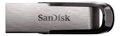 Memoria Usb Sandisk Ultra Flair 64gb 3.0 Plateado Y Negro Plateado/negro Liso