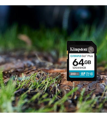 Memoria Sd Kingston Canvas Go Plus Gen4 64gb 200mb/s U3 V30