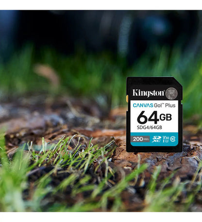 Memoria Sd Kingston Canvas Go Plus Gen4 64gb 200mb/s U3 V30