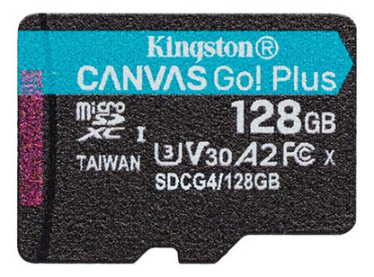 Memoria Microsd Kingston Canvas Go Plus Gen4 128gb 200mb/s
