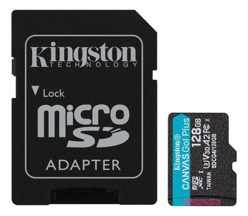 Memoria Microsd Kingston Canvas Go Plus Gen4 128gb 200mb/s