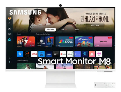 Monitor Samsung Smart M8, M80f, 32  4k-uhd Flat 60hz, 4ms Blanco