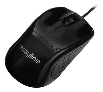 Mouse Alambrico Optico 1000 Dpi Conector El-993339 Negro