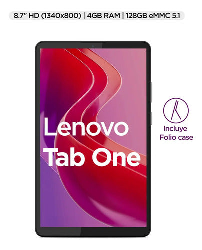 Tablet Lenovo Tab One 8.7  1340x800 128gb 4gb Ram Android 14 Gris