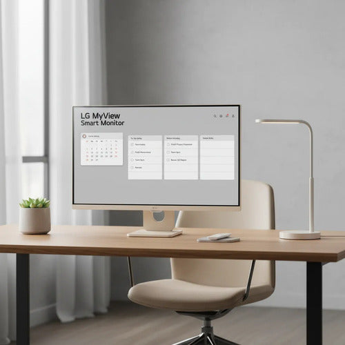 LG Monitor 27 Full Hd Ips Smart Wireless Monitor With Webos Blanco