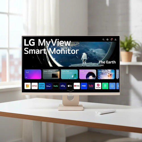 LG Monitor 27 Full Hd Ips Smart Wireless Monitor With Webos Blanco