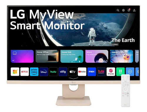 LG Monitor 27 Full Hd Ips Smart Wireless Monitor With Webos Blanco