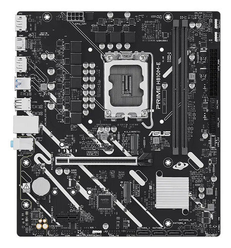 Tarjeta Madre Asus Prime H810m-e, Micro-atx  1851 128gb Ddr5 Negro