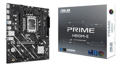 Tarjeta Madre Asus Prime H810m-e, Micro-atx  1851 128gb Ddr5 Negro