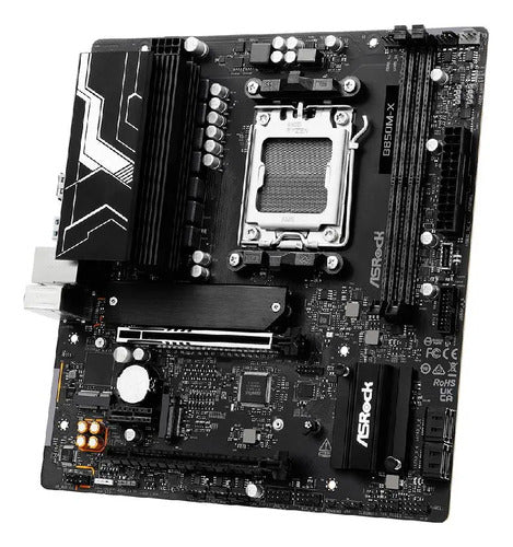 Tarjeta Madre Asrock B850m-x R2.0 M-atx Ddr5 Am5 Negro 128gb Negro