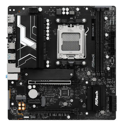 Tarjeta Madre Asrock B850m-x R2.0 M-atx Ddr5 Am5 Negro 128gb Negro
