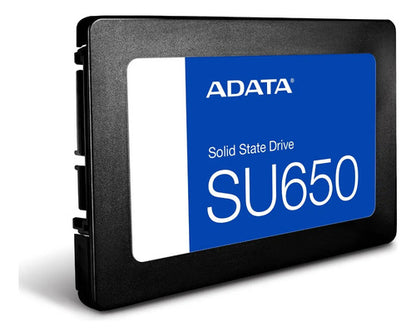 Ssd Adata Ultimate Su650, 256gb, 2.5 , 450mb/s 520mb/s Negro Azul