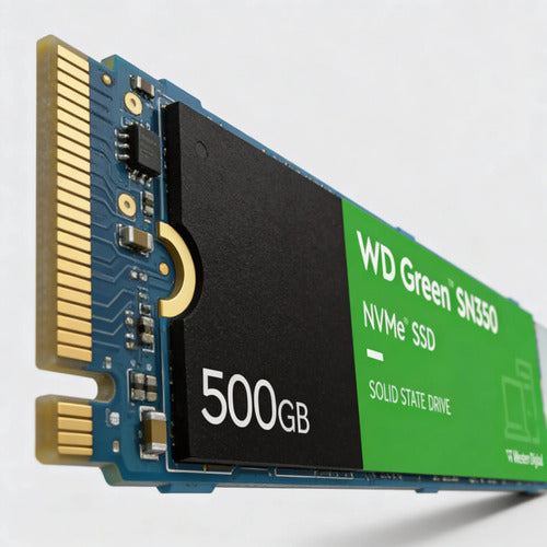 Ssd Wd Green Sn350 Nvme, 500gb, M.2, 1500 Mb/s 2400 Mb/s Verde