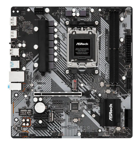 Tarjeta Madre Asrock B650m-h/m.2+, Micro-atx Am5 96gb Ddr5 Negro