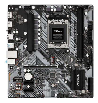 Tarjeta Madre Asrock B650m-h/m.2+, Micro-atx Am5 96gb Ddr5 Negro