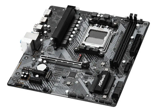Tarjeta Madre Asrock B650m-h/m.2+, Micro-atx Am5 96gb Ddr5 Negro