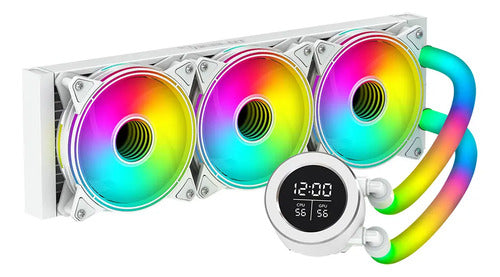 Disipador Ocelot Gaming Polar Wave 360 White 1800rpm 3x120mm
