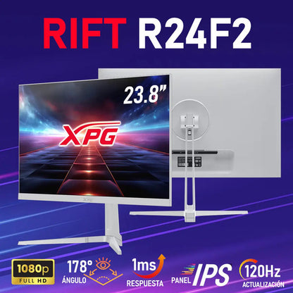 Monitor Gamer Xpg Rift R24f2 Led 23.8 , Fhd, 120hz Blanco Blanco
