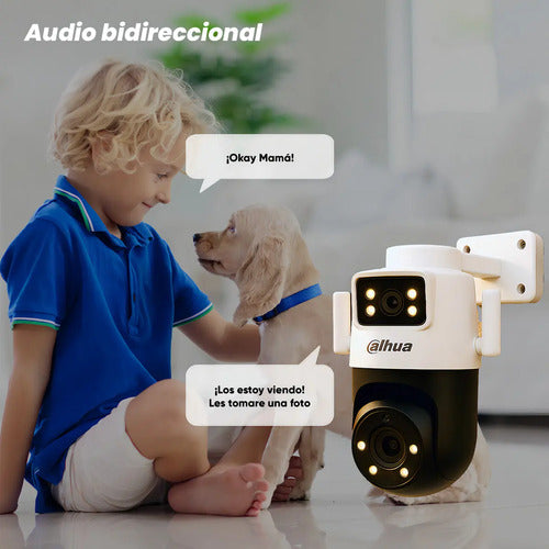 Cámara Seguridad Dahua Ipc-wpt1539dd-sw-5e2-pv Ip Pt Wifi Blanco