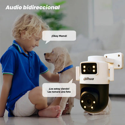Cámara Seguridad Dahua Ipc-wpt1539dd-sw-5e2-pv Ip Pt Wifi Blanco