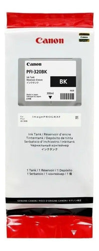 Tanque De Tinta Canon Pfi-320bk Color Negro 300ml 2890c0 /vc Negro