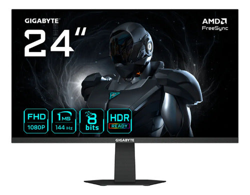 Monitor Gamer Gigabyte Gs24f14 Led 23.8 , Fhd Freesync 144hz Negro