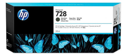 Tinta Hp Lf 728 Designjet Negro Mate 300ml