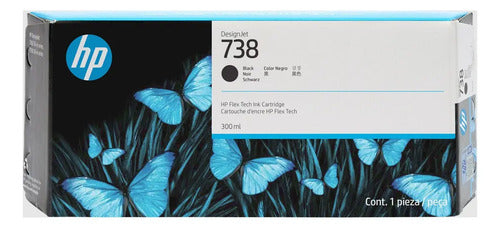 Cartucho Hp 738 300ml Hp T950 Y T850 Color Negro