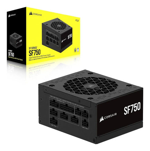 Fuente Poder Corsair Sf750 80 Plus Platinum Sfx Modular 750w Negro