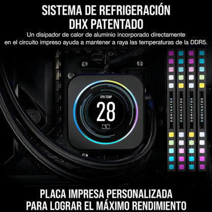 Kit Memoria Ram Corsair Dominator Platinum Rgb Ddr5, 5600mhz