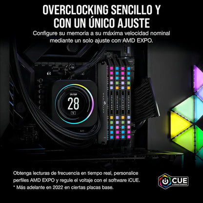 Kit Memoria Ram Corsair Dominator Platinum Rgb Ddr5, 5600mhz