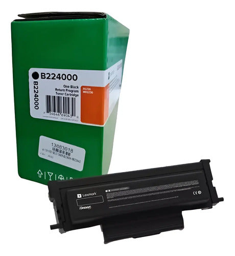 Cartucho De Tóner Lexmark B224000 Negro Negro