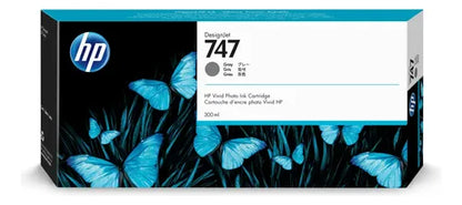 Tinta Hp Lf 747 Gris 300 Ml