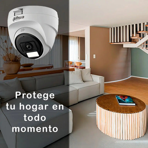 Cámara Domo 2 Meg Dahua Lente De 2.8 Mm Apertura Hasta 100° Blanco