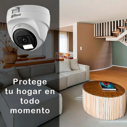 Cámara Domo 2 Meg Dahua Lente De 2.8 Mm Apertura Hasta 100° Blanco