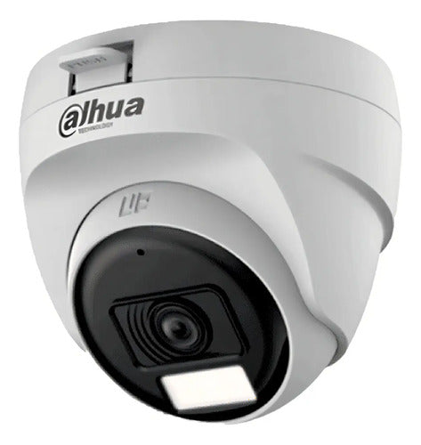 Cámara Domo 2 Meg Dahua Lente De 2.8 Mm Apertura Hasta 100° Blanco