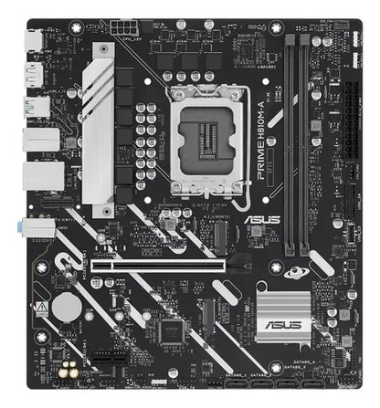 Tarjeta Madre Asus Prime H810m-a, Micro-atx 1851 128gb Ddr5 Negro