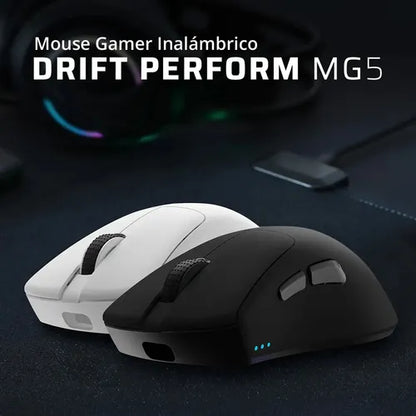 Mouse Gamer Ergonómico Balam Rush Drift Perform Mg5, Inalámb Blanco