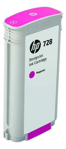 Cartucho De Tinta Hp 728 F9j66a Magenta 130ml