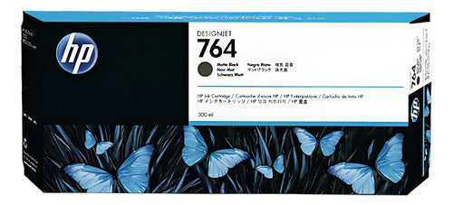 Tinta Hp Lf 764 Designjet Negro Mate 300ml